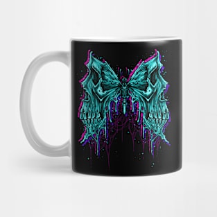 evil butterfly skull monster of death Mug